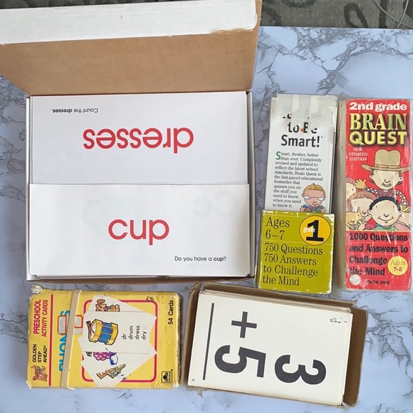 Lot Of Educational Children Cards - Picture 2 of 7